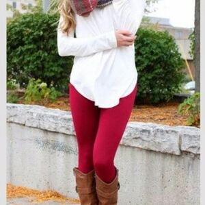 New Infinity Raine Leggings,  Burgandy Color, S, M, M‎